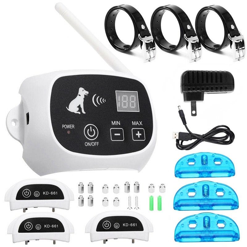 Wireless Dog Fence System with Adjustable Collar