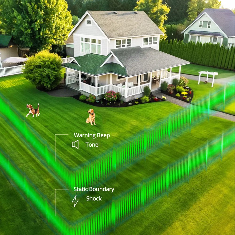 Wireless Dog Fence System with Adjustable Collar