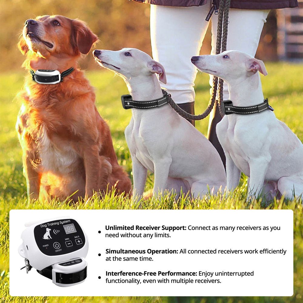 Wireless Dog Fence System with Adjustable Collar
