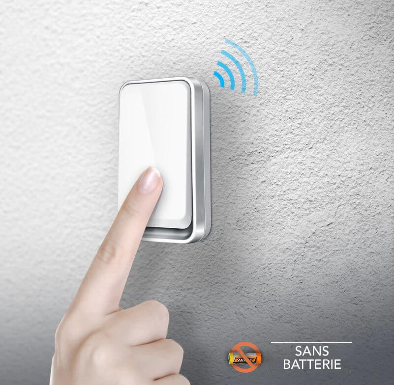 Wireless Doorbell Without Battery - Weatherproof & Energy-Efficient