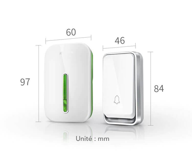 Wireless Doorbell Without Battery - Weatherproof & Energy-Efficient