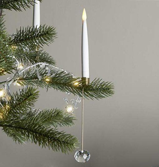 Wireless LED Christmas Tree Candles, 8, 16 or 24 Pack - Fits Most Georg Jensen Candle Holders etc.