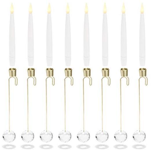 Wireless LED Christmas Tree Candles, 8, 16 or 24 Pack - Fits Most Georg Jensen Candle Holders etc.