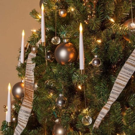 Wireless LED Christmas Tree Candles, 8, 16 or 24 Pack - Fits Most Georg Jensen Candle Holders etc.