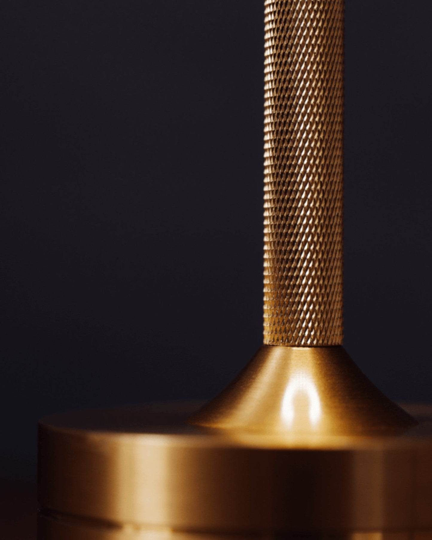 Wireless Table Lamp - Brass Finish - Modern Bedside Lamp - Portable Decor Light - Image 3