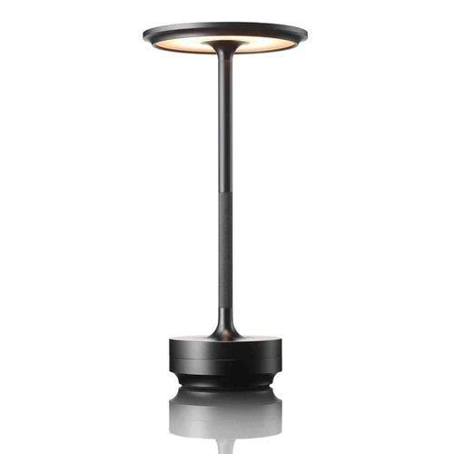 Wireless Table Lamp - Brass Finish - Modern Bedside Lamp - Portable Decor Light - Image 7