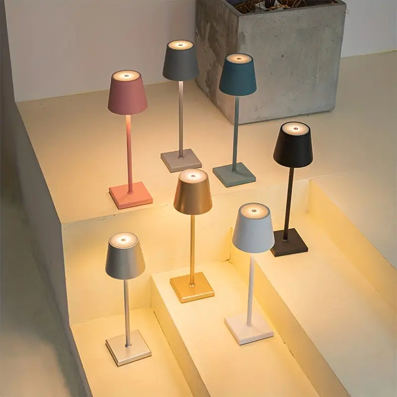 Wireless Table Lamp - Modern Bedside Lamp - Portable Desk Lamp - Luxalight - Image 6
