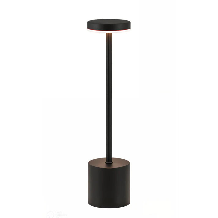Wireless Table Lamp - Modern Metal Bedside Light - Adjustable Brightness - Image 2