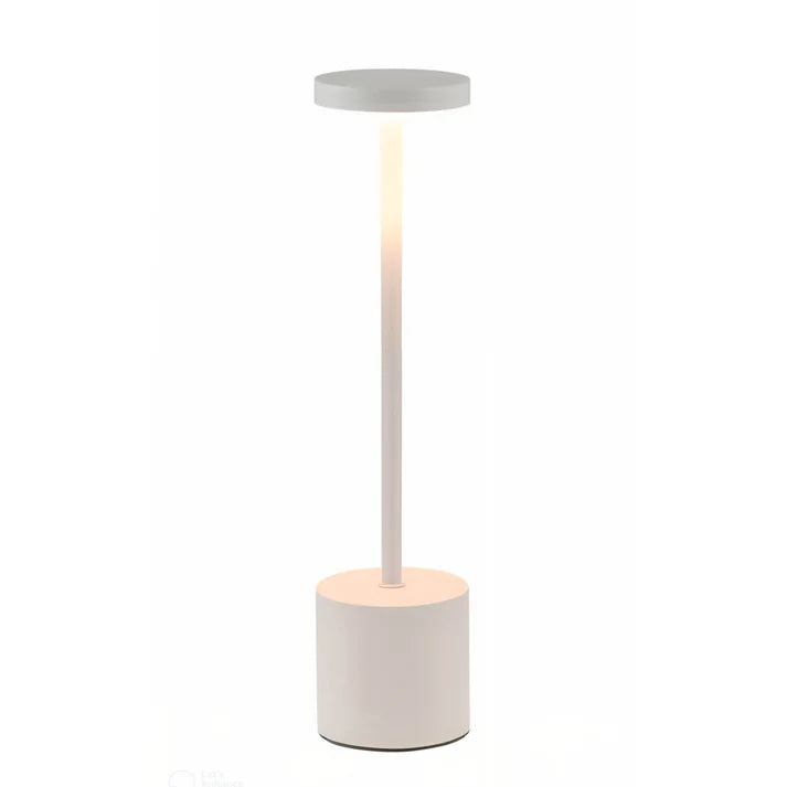 Wireless Table Lamp - Modern Metal Bedside Light - Adjustable Brightness - Image 4