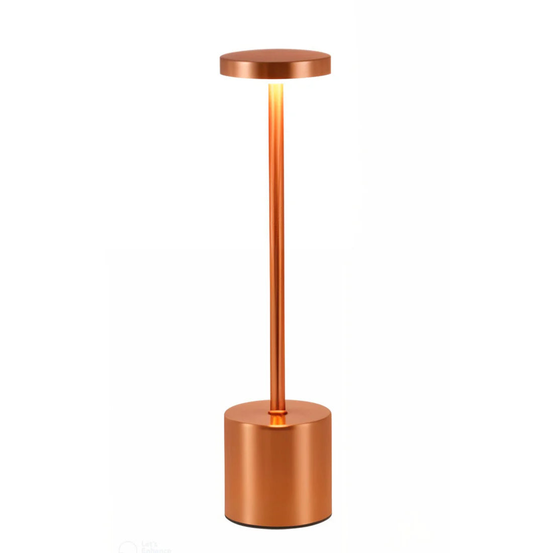 Wireless Table Lamp - Modern Metal Bedside Light - Adjustable Brightness - Image 6