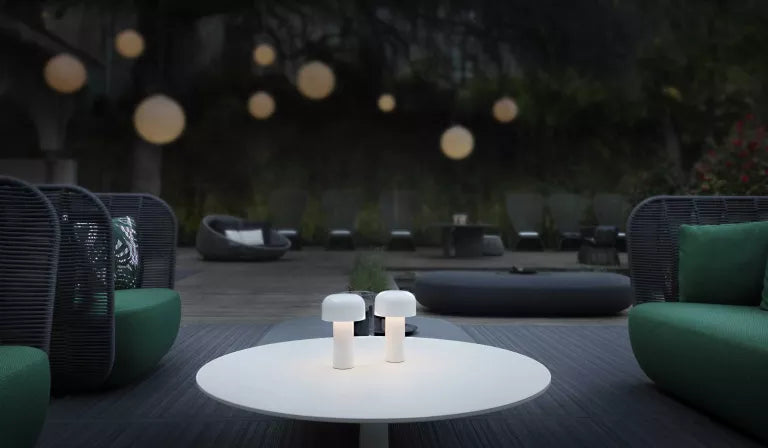 Wireless Table Lamp - Modern Mushroom Style - Portable and Rechargeable - Image 5