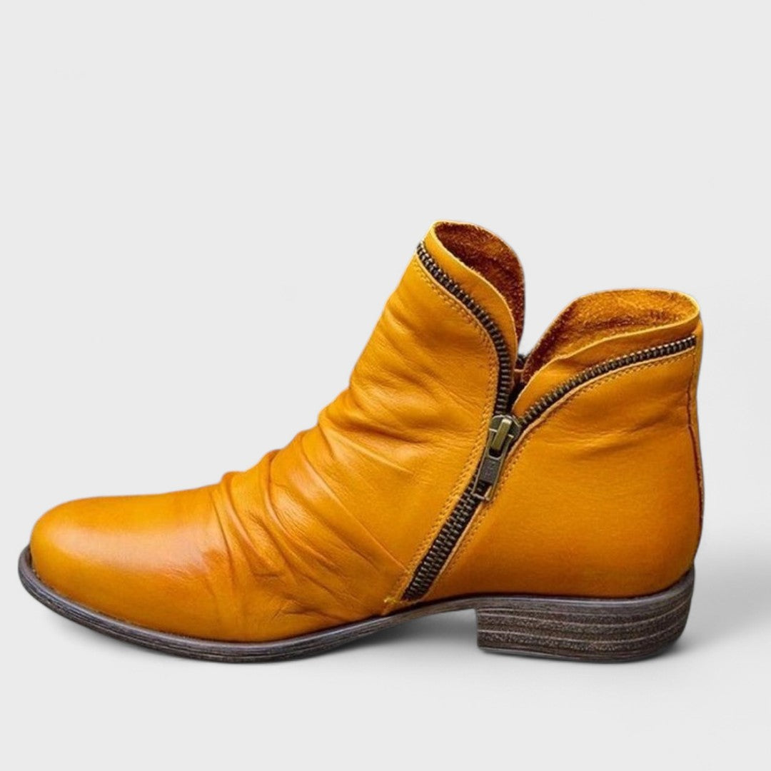 Women's Ankle Boots with Side Zipper