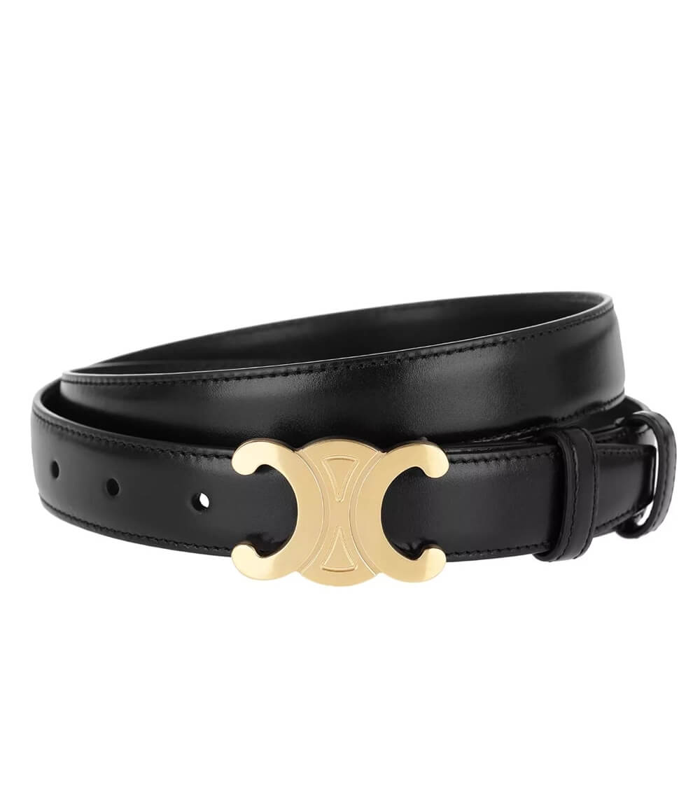 Women's Belt - Gold Buckle - Chic Style
