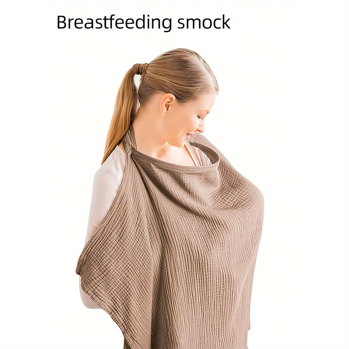 Women's Breathable Cotton Nursing Scarf for Discreet Feeding