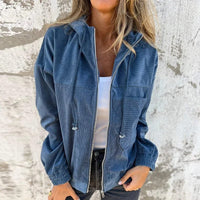 Women's Casual Hooded Zip Jacket