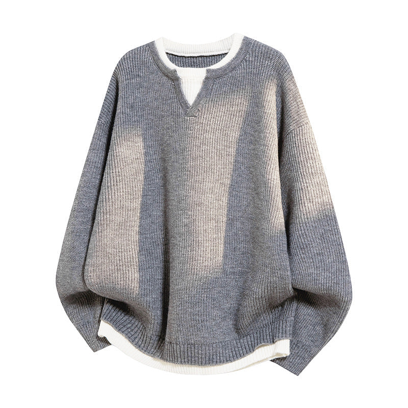 Women's Elegant Casual V-Neck Loose Fit Sweater