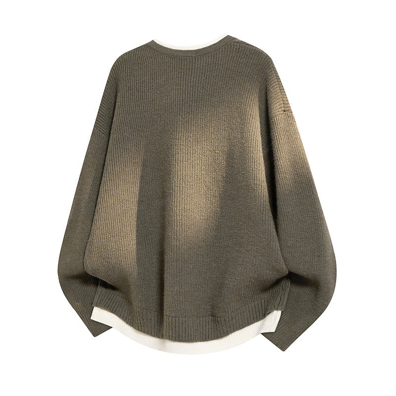 Women's Elegant Casual V-Neck Loose Fit Sweater