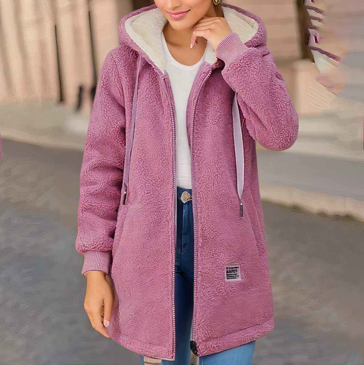 Women's Hooded Fleece Jacket