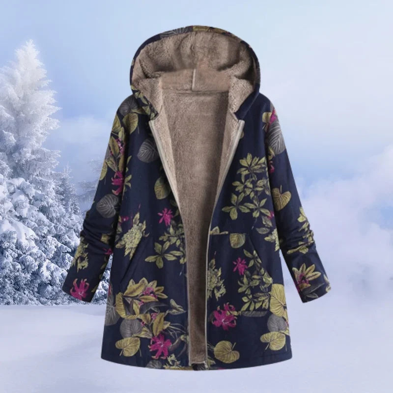 Women's Jacket – Cozy Hooded Jacket, Comfortable and Modern for Winter