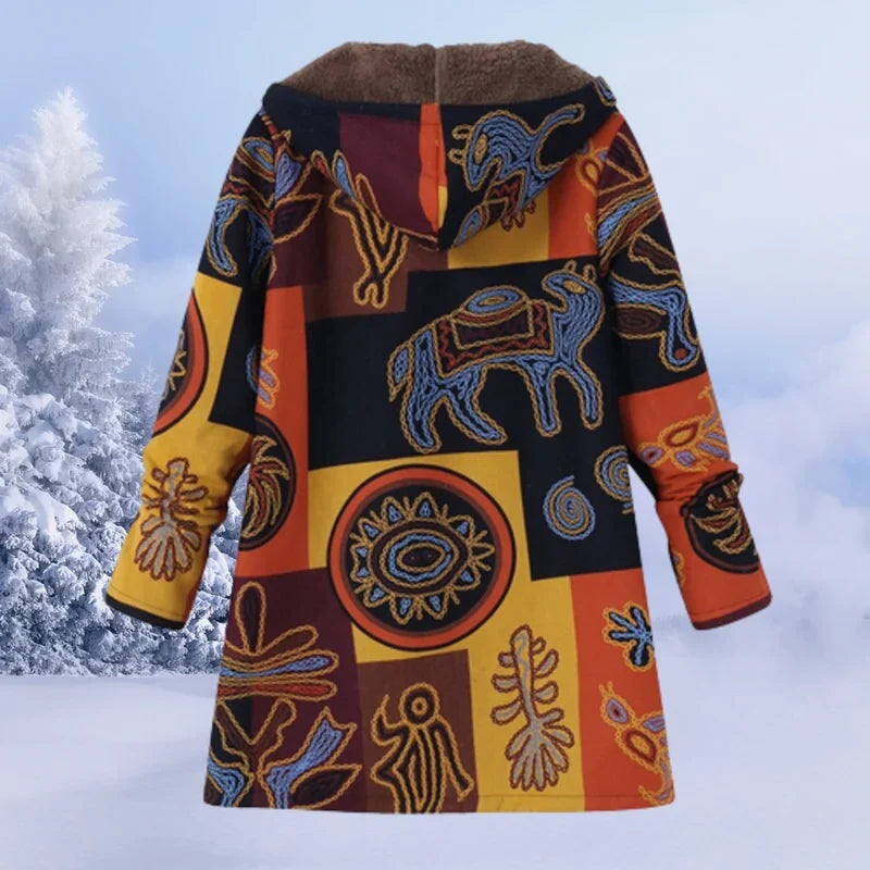 Women's Jacket – Cozy Hooded Jacket, Comfortable and Modern for Winter