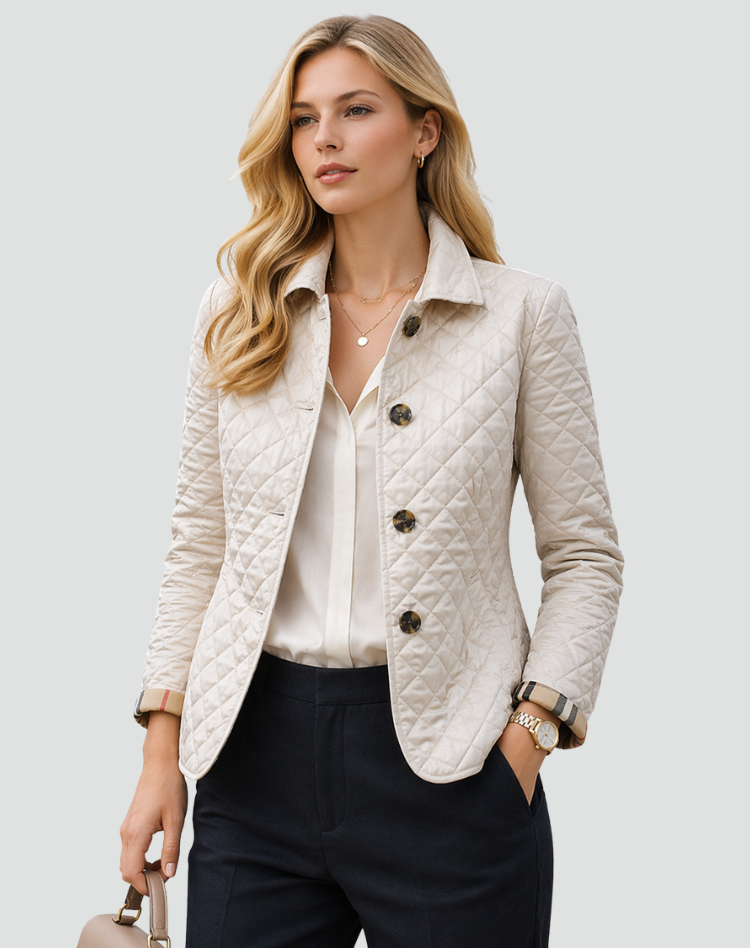 Women's Lightweight Button-Front Quilted Jacket