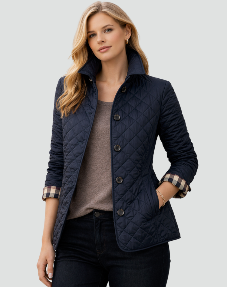 Women's Lightweight Button-Front Quilted Jacket