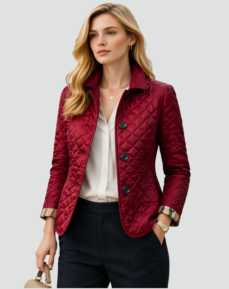 Women's Lightweight Button-Front Quilted Jacket