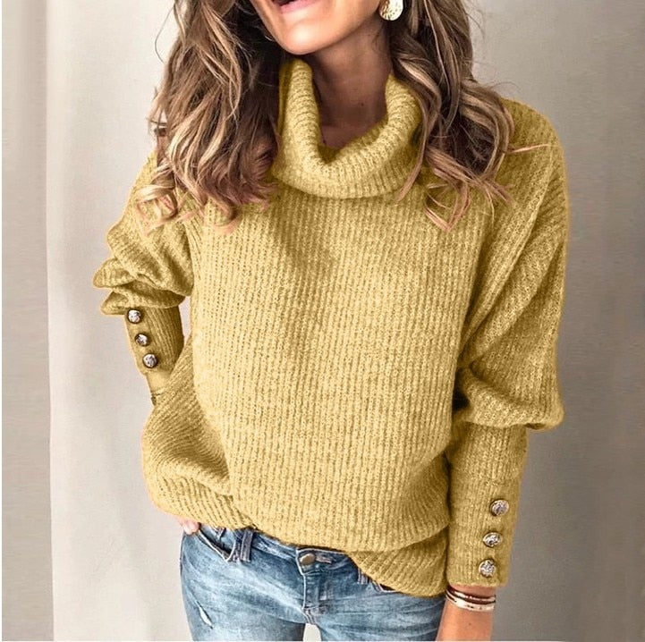 Women's Lightweight Turtleneck Sweater