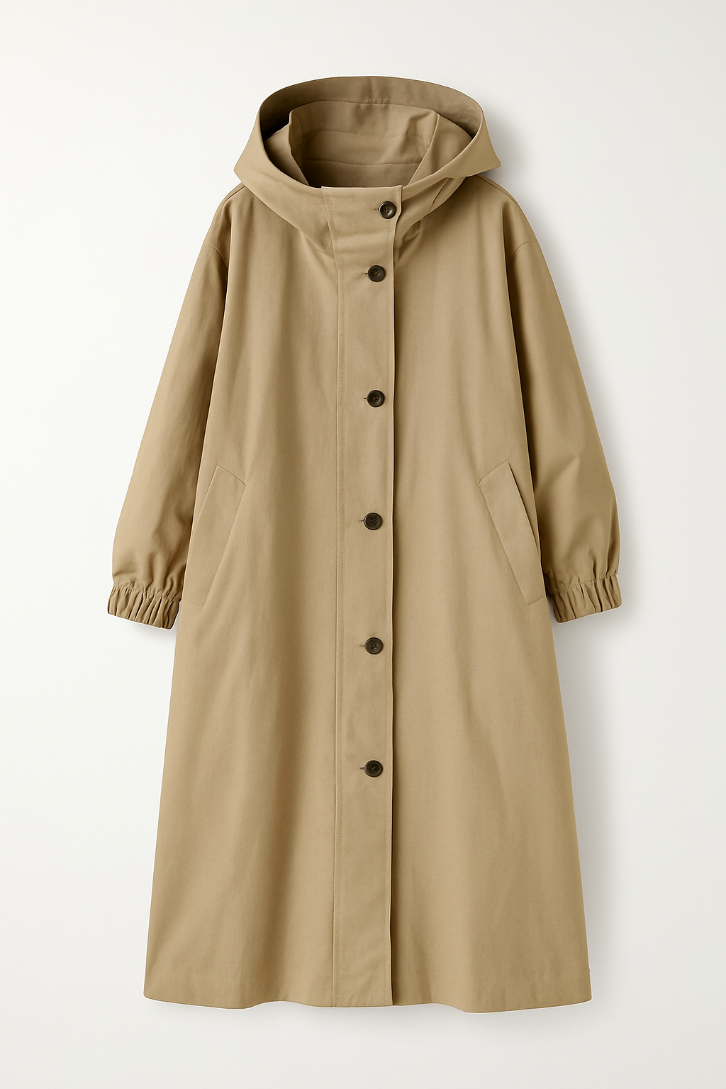 Women's Long Hooded Trench Coat – Autumn Edition
