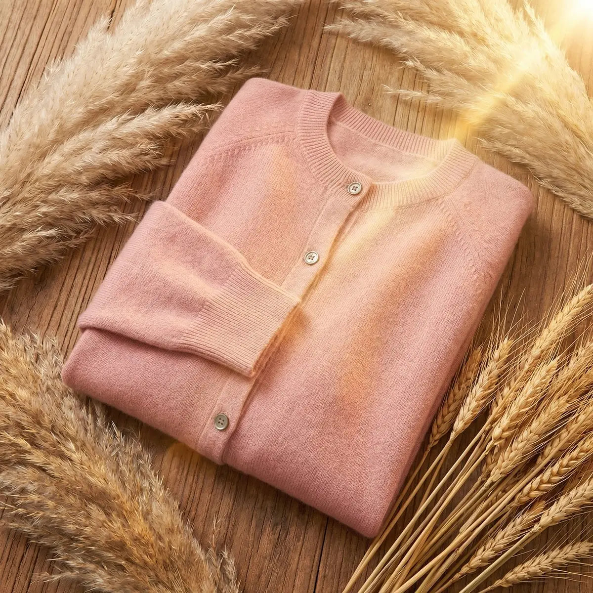 Women's Long Sleeve Merino Wool Knit Cardigan