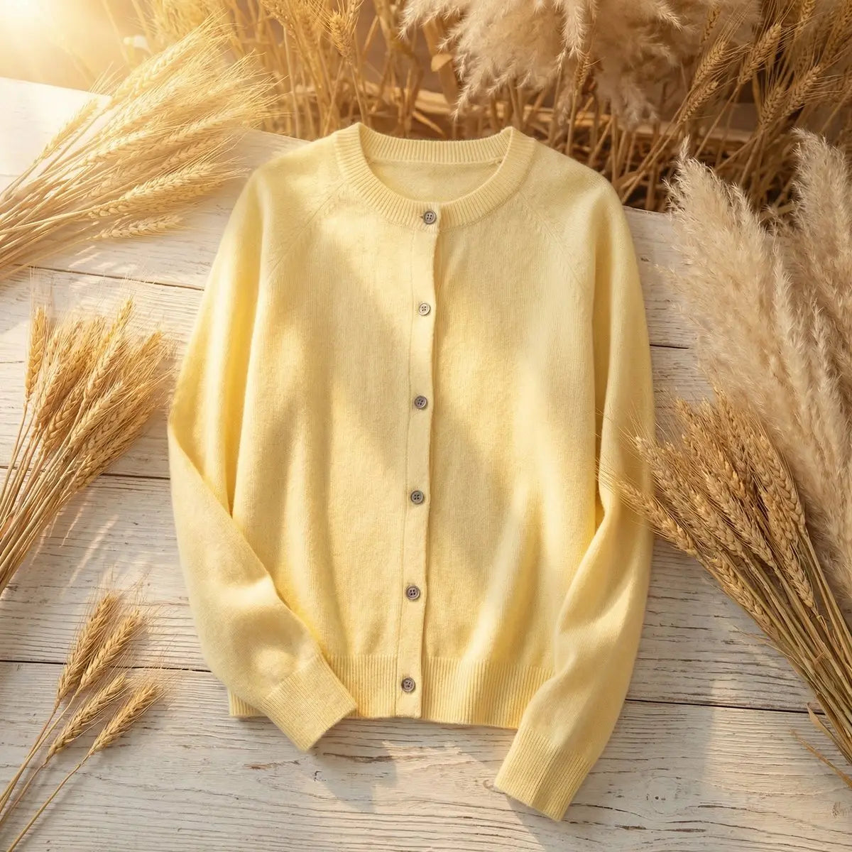 Women's Long Sleeve Merino Wool Knit Cardigan