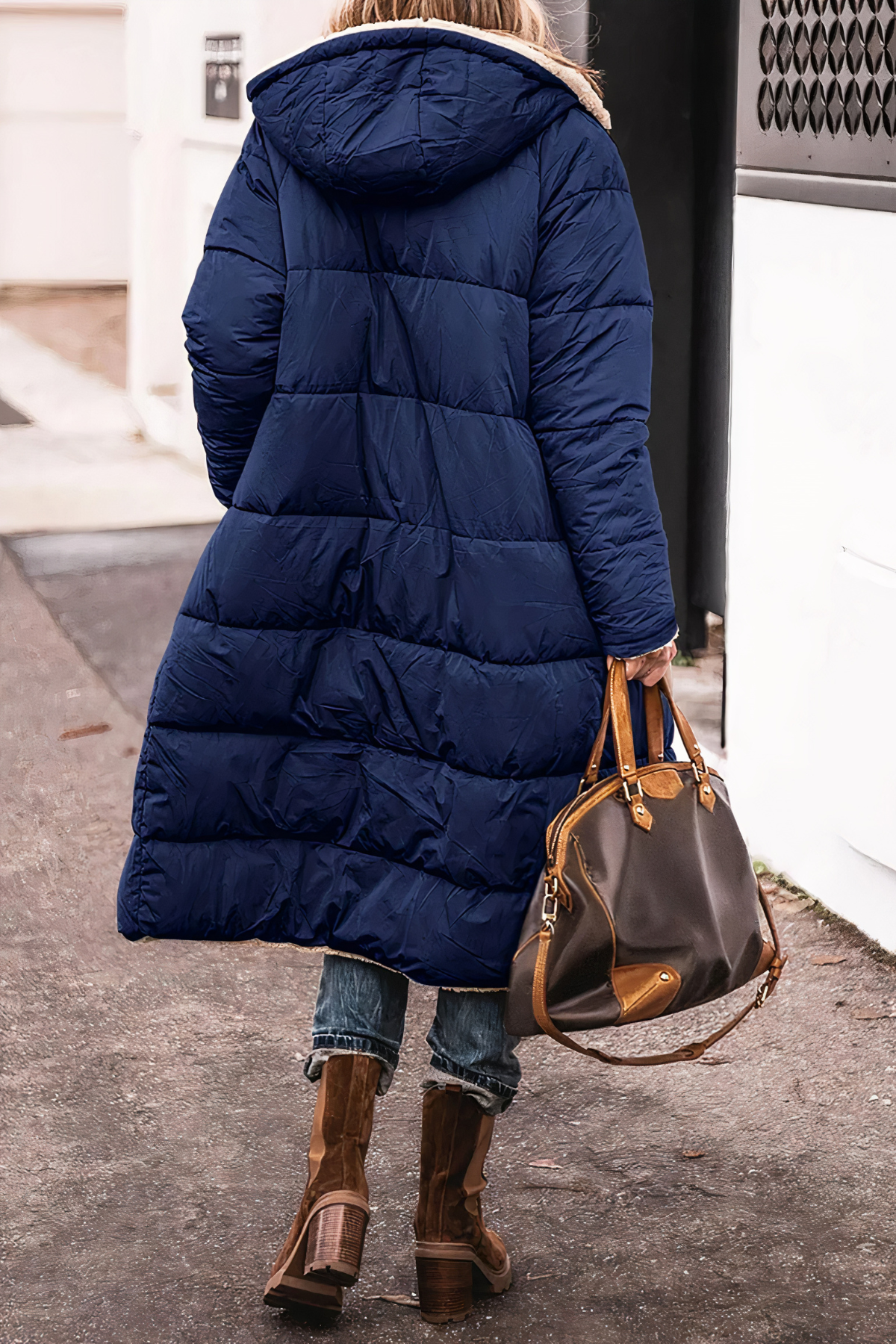 Women's Reversible Hooded Winter Parka
