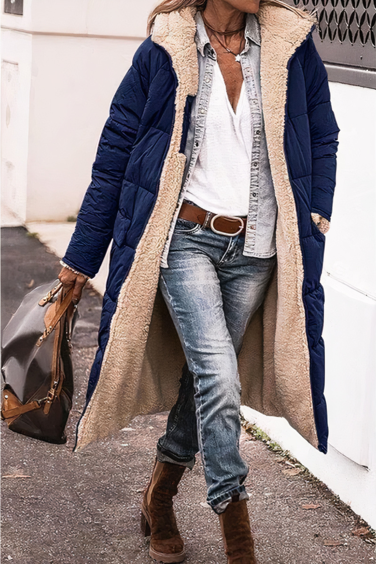 Women's Reversible Hooded Winter Parka
