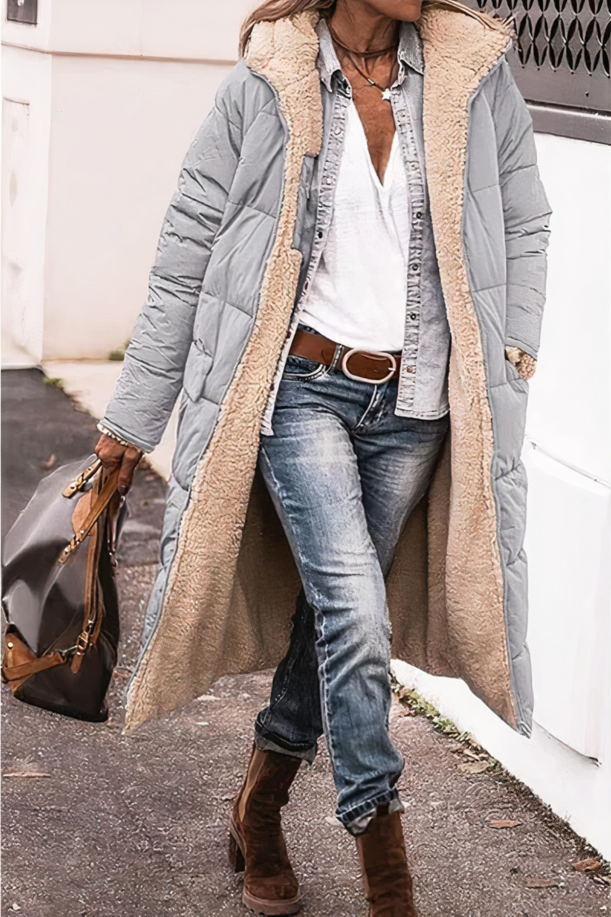 Women's Reversible Hooded Winter Parka