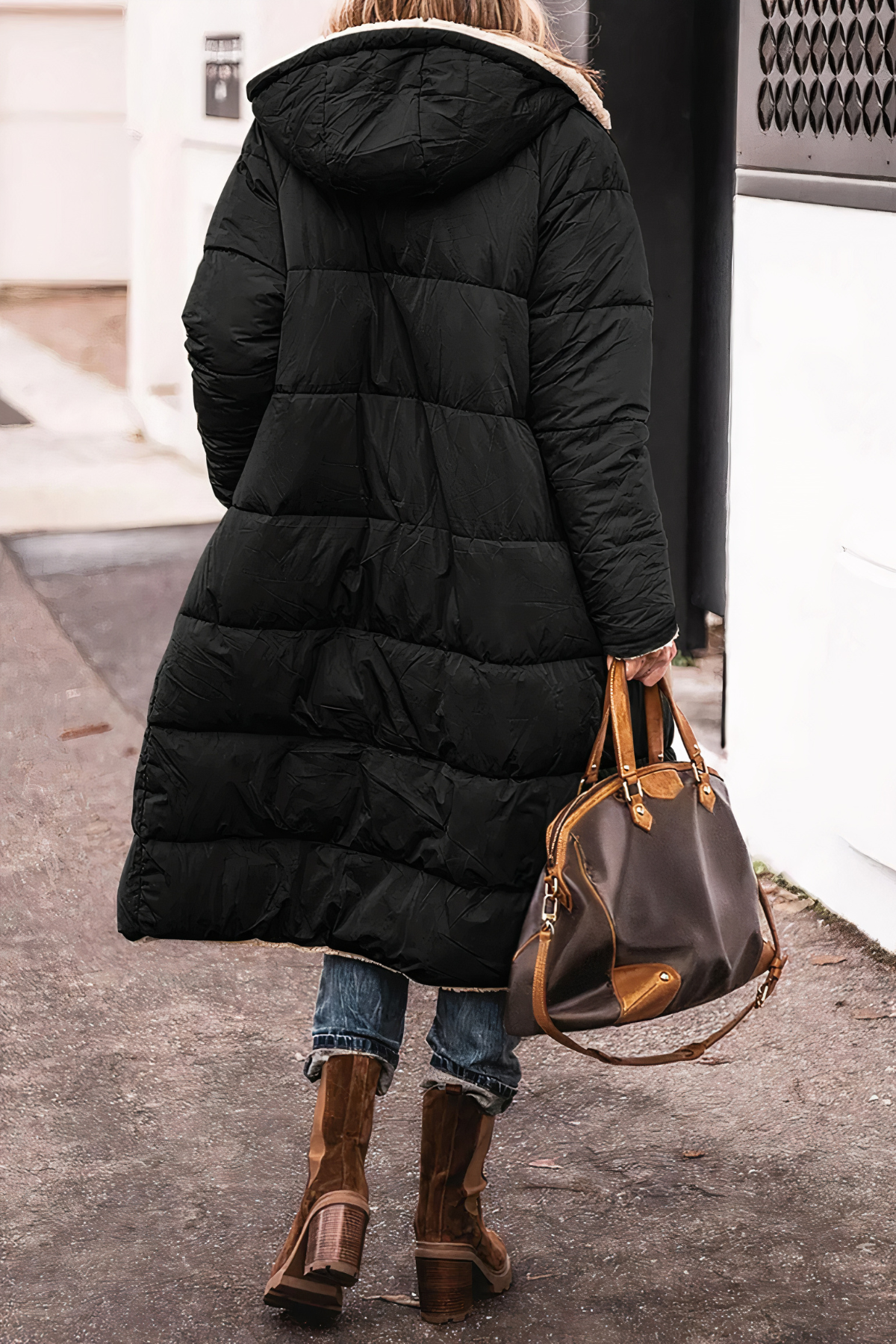 Women's Reversible Hooded Winter Parka