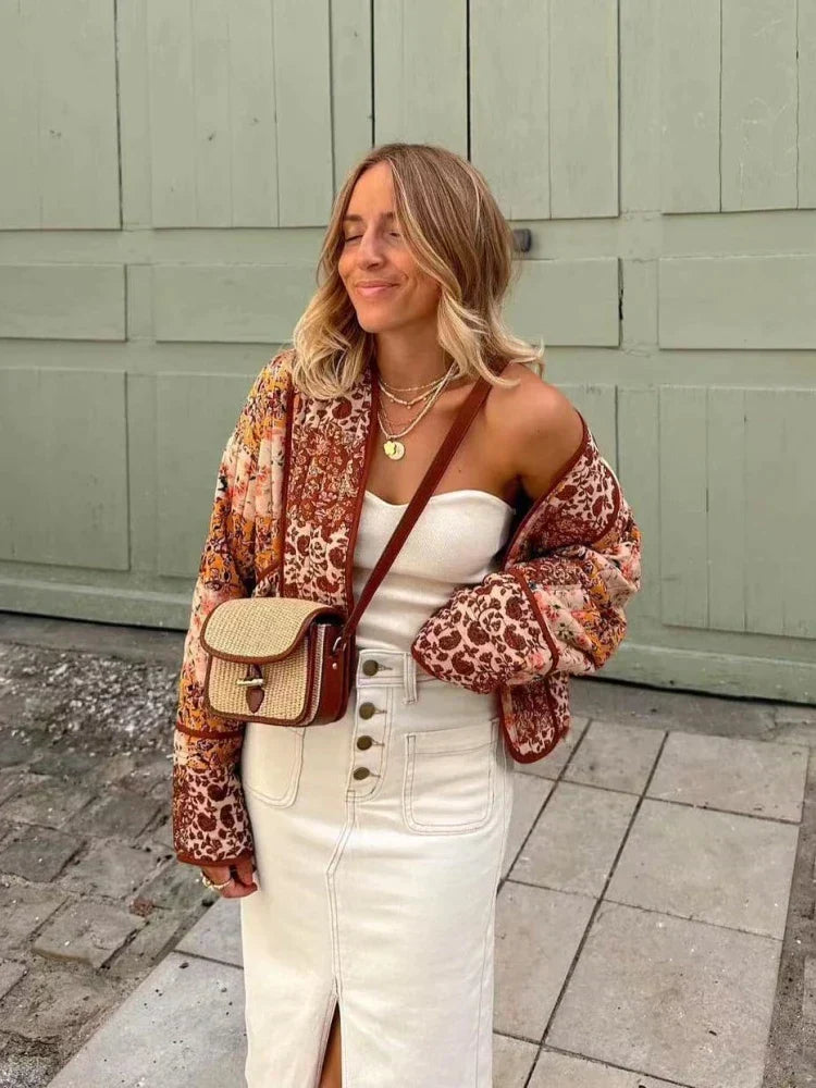 Women's Reversible Patchwork Jacket