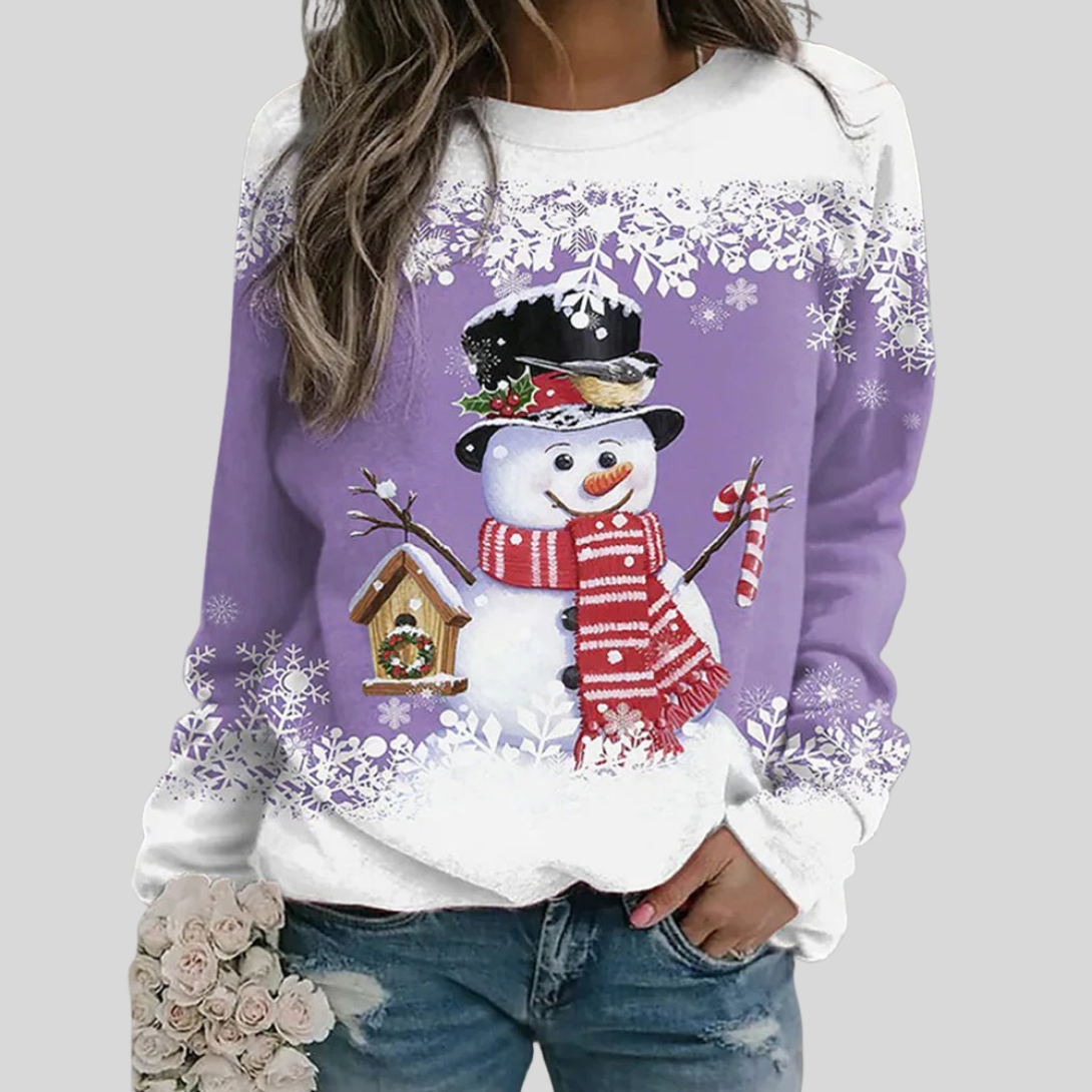 Women's Snowman Christmas Sweatshirt