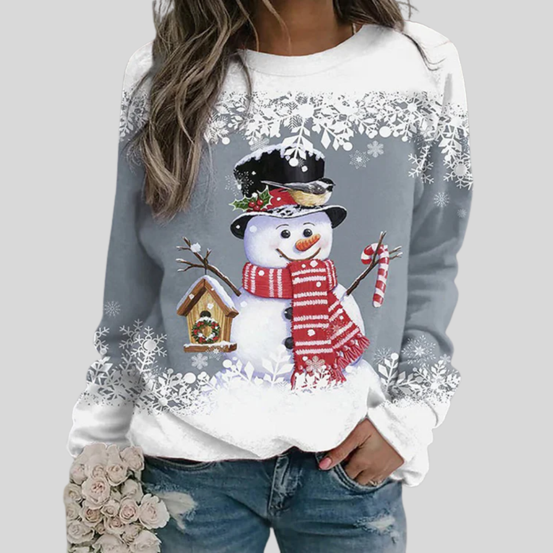 Women's Snowman Christmas Sweatshirt