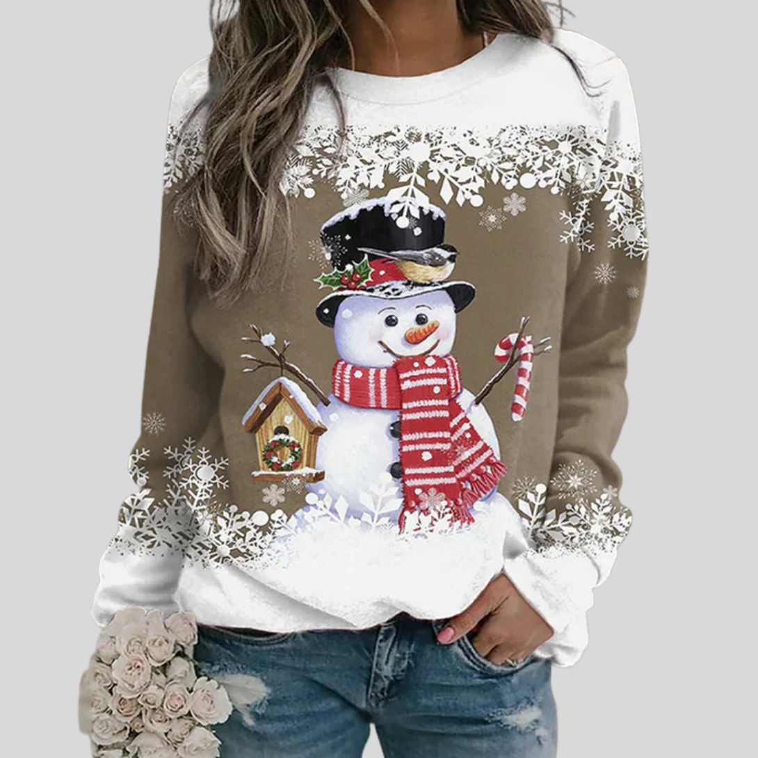 Women's Snowman Christmas Sweatshirt