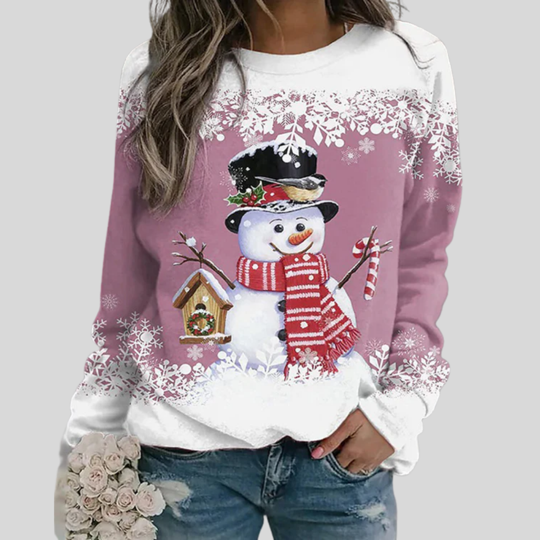 Women's Snowman Christmas Sweatshirt