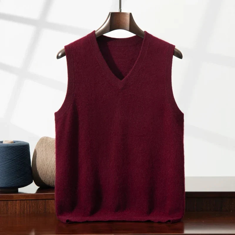 Women's Soft Cashmere Knit Sweater Vest