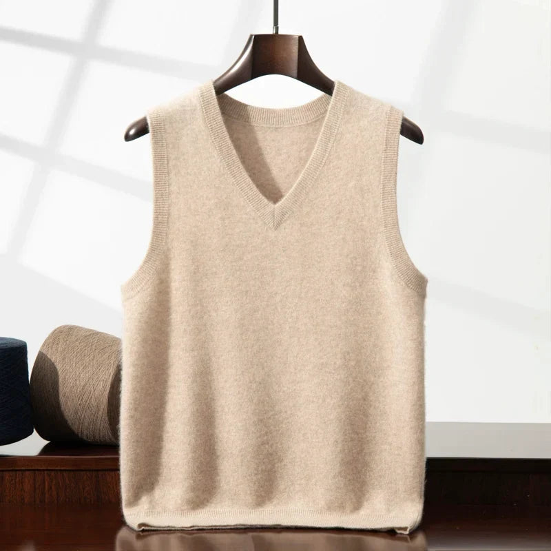 Women's Soft Cashmere Knit Sweater Vest