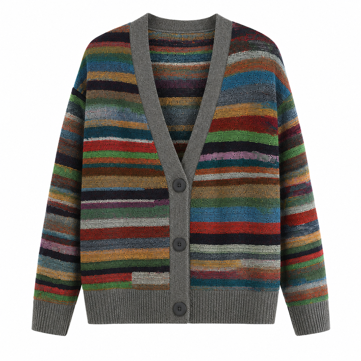 Women's Striped Cardigan