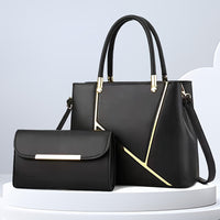 Women's Stylish 2-Piece Handbag Set with Tote and Crossbody