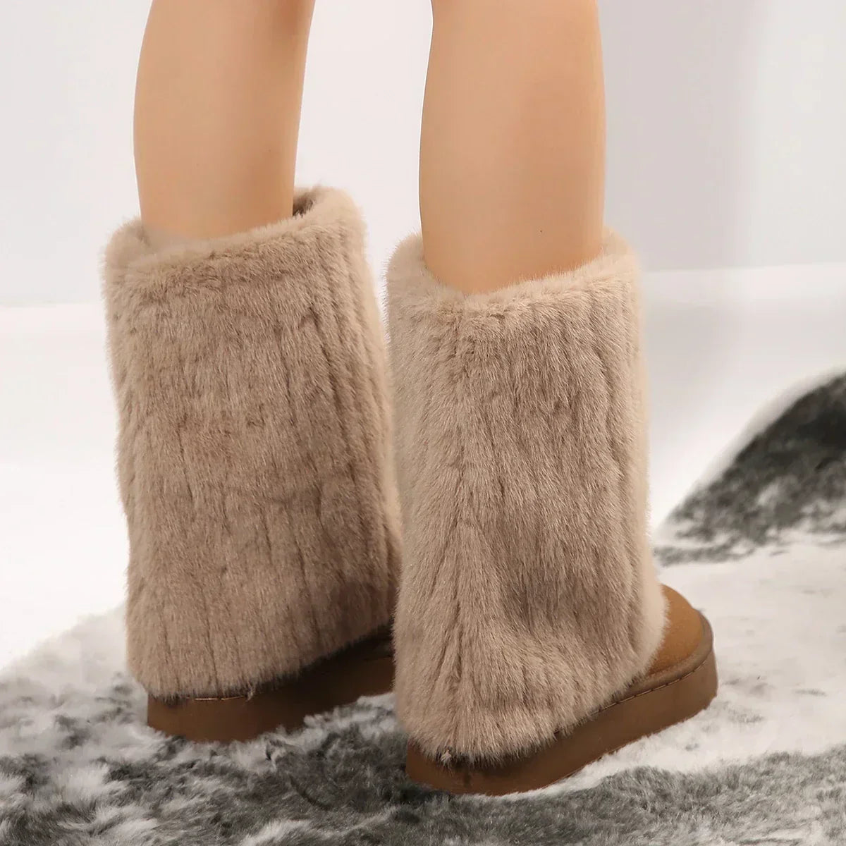 Women's Tall Shaft Platform Boots