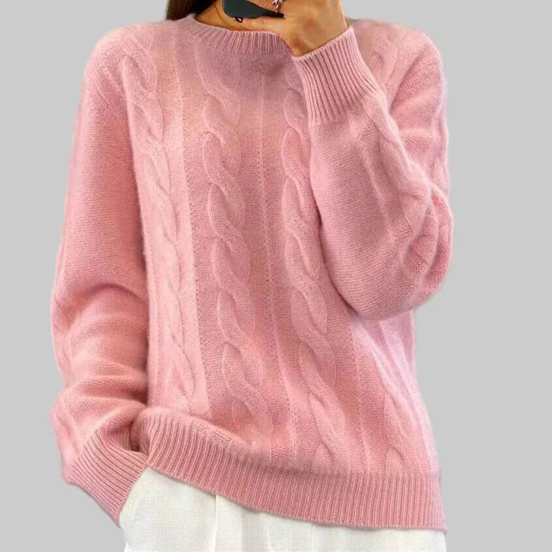 Women's Warm Knit Sweater – Cozy Layering Piece