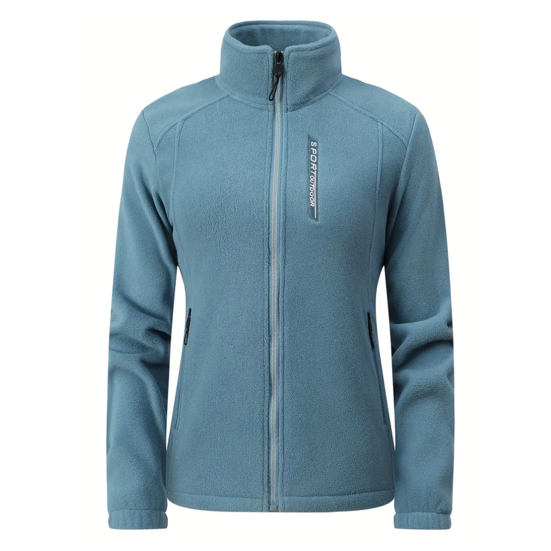 Women's Warm Outdoor Fleece Jacket with Plush Lining
