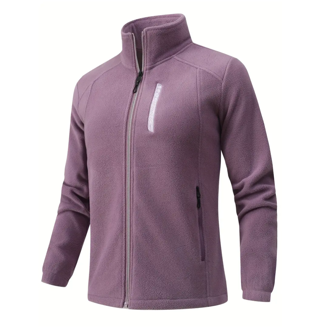 Women's Warm Outdoor Fleece Jacket with Plush Lining