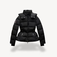 Women's Water-Repellent Belted Puffer Jacket