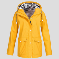 Women’s Water-Resistant and Wind-Resistant Hooded Jacket